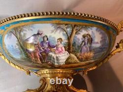 Antique 19th Century French Louis XVI Sevres Porcelain Jardiniere