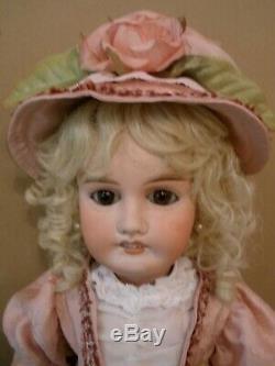 Antique 22 1/2 French Louis Leon Prieur perfect doll, original body