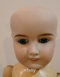 Antique 23 1/2 French Louis Prieur socket head doll, original body