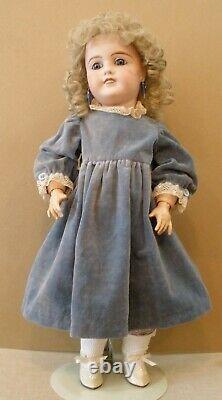 Antique 23 1/2 French Louis Prieur socket head doll, original body