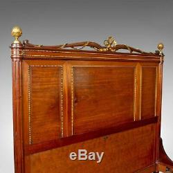 Antique Bed Frame, French, Bedstead, Louis XVI Taste, Constantin Potheau c. 1910