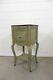 Antique Bedside Table French Nightstand Shabby Chic Marble Top Louis Xv