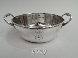 Antique Bowl Restauration Louis Philippe Classical Sauce Serving French Silver
