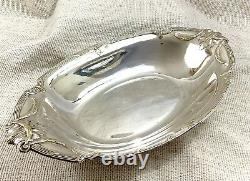 Antique Christofle Silver Plated Bowl Dish French Empire LOUIS XIV Ornate