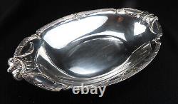 Antique Christofle Silver Plated Bowl Dish French Empire LOUIS XIV RUBANS