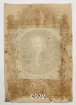 Antique Engraving Print Portrait of Louis Racine French Poet La Religion
