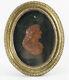 Antique Fine Miniature Wax Portrait Bust Roman General French Italian King Louis