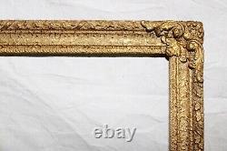 Antique Fits 13 X 16 Gold Gilt Picture Frame French Baroque Louis Ornate Wood