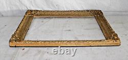 Antique Fits 13 X 16 Gold Gilt Picture Frame French Baroque Louis Ornate Wood