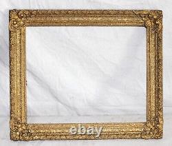 Antique Fits 13 X 16 Gold Gilt Picture Frame French Baroque Louis Ornate Wood