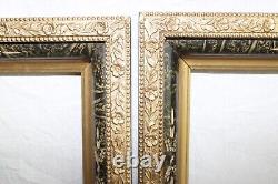 Antique Fits 13 X 16 Gold Gilt Picture Frame French Baroque Louis Ornate Wood