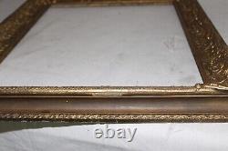 Antique Fits 16 X 20 French Louis Wood Gilt Picture Frame Victorian Barbizon