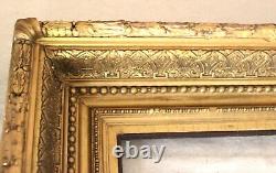 Antique Fits 16 X 20 French Louis Wood Gilt Picture Frame Victorian Barbizon