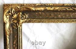 Antique Fits 16 X 20 French Louis Wood Gilt Picture Frame Victorian Barbizon