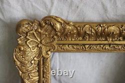 Antique Fits 16 X 20 French Louis Wood Gilt Picture Frame Victorian Barbizon