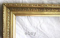 Antique Fits 16 X 20 French Louis Wood Gilt Picture Frame Victorian Barbizon