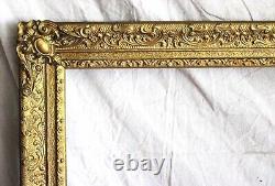 Antique Fits 16 X 20 French Louis Wood Gilt Picture Frame Victorian Barbizon