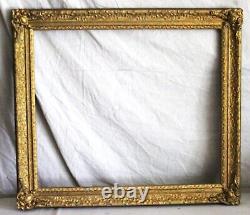 Antique Fits 23 X 27 Gold Gilt Picture Frame French Baroque Louis Ornate Wood