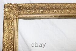 Antique Fits 26 X 34 Gold Gilt Picture Frame French Baroque Louis Ornate Wood