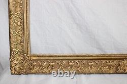 Antique Fits 26 X 34 Gold Gilt Picture Frame French Baroque Louis Ornate Wood