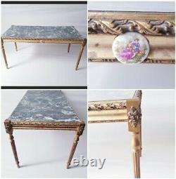 Antique French 1930s Louis XVI Style Coffee Table RARE