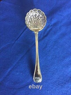 Antique French. 950 Silver Louis Isidore Angee Paris Gold Vermeil Sugar Sifter