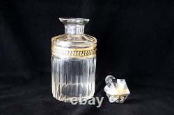 Antique French Art Deco glass vanity set c 1920