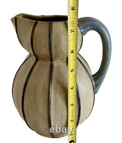 Antique French Art Pottery Pitcher Signed Louis Lourioux France Rare Early Mark