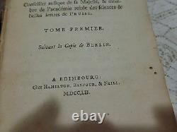 Antique French Book Le Siecle de Louis XIV Publie Par M. De Francheville 1752