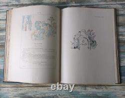 Antique French Book Notre Ami Pierrot De Pantomimes Watercolors Louis Morin