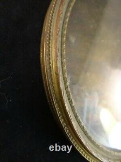Antique French Bronze Louis XVI Oval Picture/Photo Frame. 6 1/2 x 4 5/8