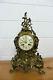 Antique French Bronze Mantel Clock Louis Xv Style Bracket Clock