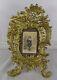 Antique French Bronze Picture Frame Regence Style Angel And Chimera 19th