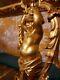 Antique French, Candelabra Louis Xvi, Gilded Bronze Putto Atlante, After Prieur, 19t