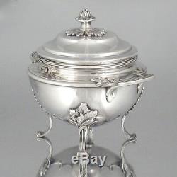 Antique French Christofle Gallia Silver Plate Sugar Bowl Louis XVI Style