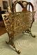 Antique French Dore Bronze Reticulated Letter Holder Stand Outstanding Quality