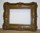 Antique French Elegant Solid Wood Stucco Frame Louis Xv Rocaille Style 19th C