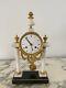 Antique French Gilt Bronze Marble Clock Pendulum Old Louis Xvi Style Late 19th C