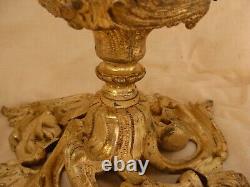 Antique French Gilt Bronze Mount For Ceiling Light, Late XIX Century