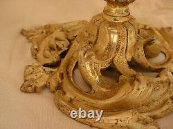 Antique French Gilt Bronze Mount For Ceiling Light, Late XIX Century