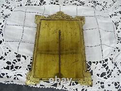 Antique French Gilt Bronze Picture Frame Louis XVI Ribbon Putty
