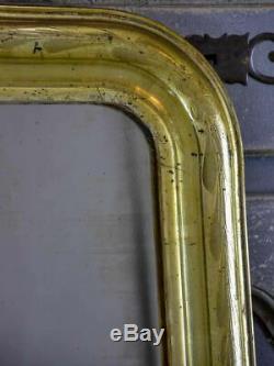 Antique French Louis Philippe mirror with gilded frame 25¼ x 37