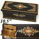 Antique French Louis Philippe To Napoleon Iii Era 10.5 Boulle Desk Box, Casket