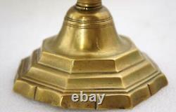 Antique French Louis XIV Brass Candlestick 18th century