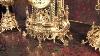Antique French Louis Xv Gilt Brass Candelabra Clock Set