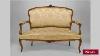 Antique French Louis Xv Style 20th Cent Walnut Loveseat