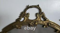Antique French Louis XV Style Gilt Bronze Dior Fireplace Screen