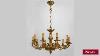 Antique French Louis Xv Style Modern Bronze Chandelier