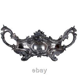 Antique French Louis XV Style Silver-plate Jardiniere