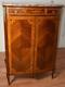 Antique French Louis Xv Walnut Satinwood Inlay Marble Dresser Chiffonier Armoire